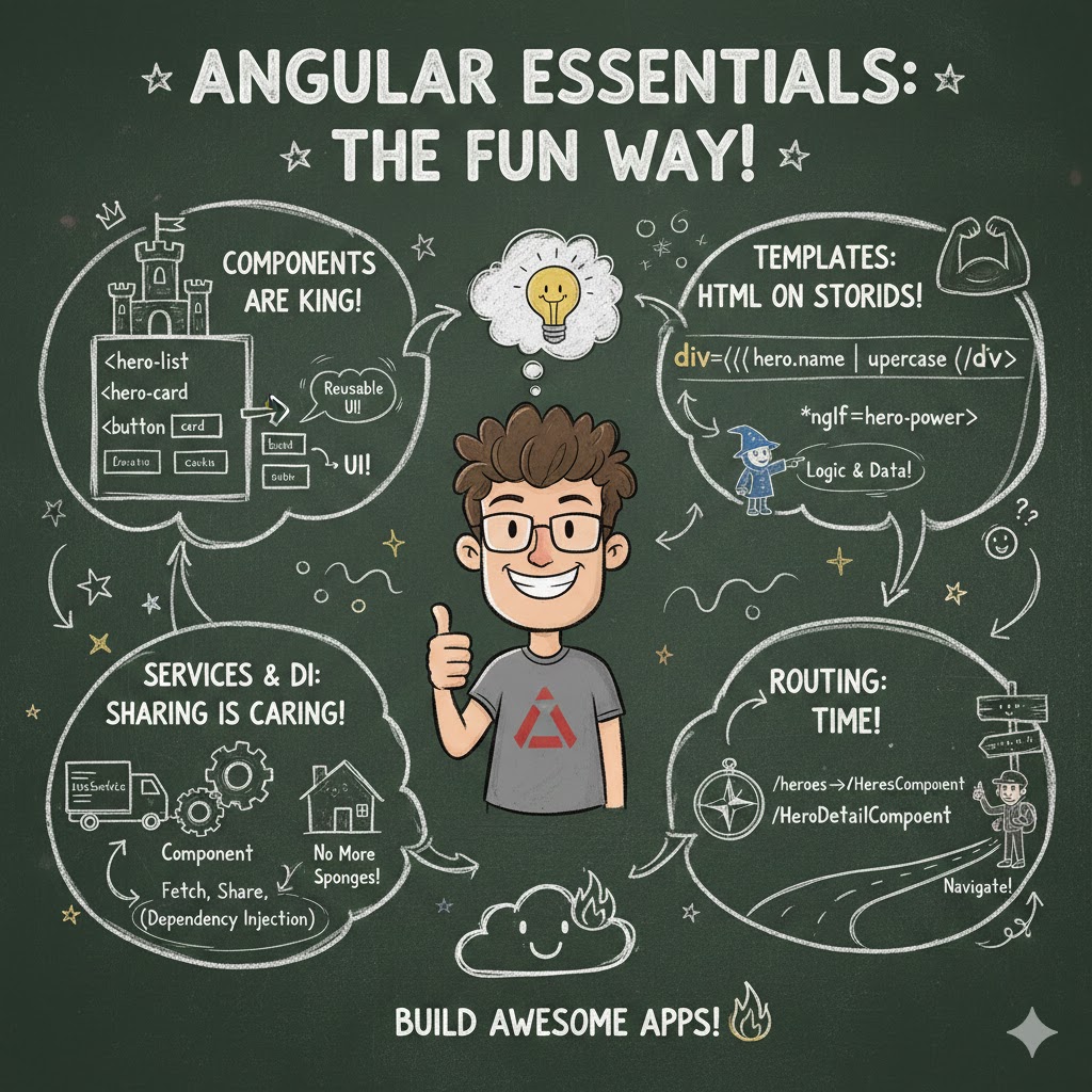 Angular Essentials Infographic
