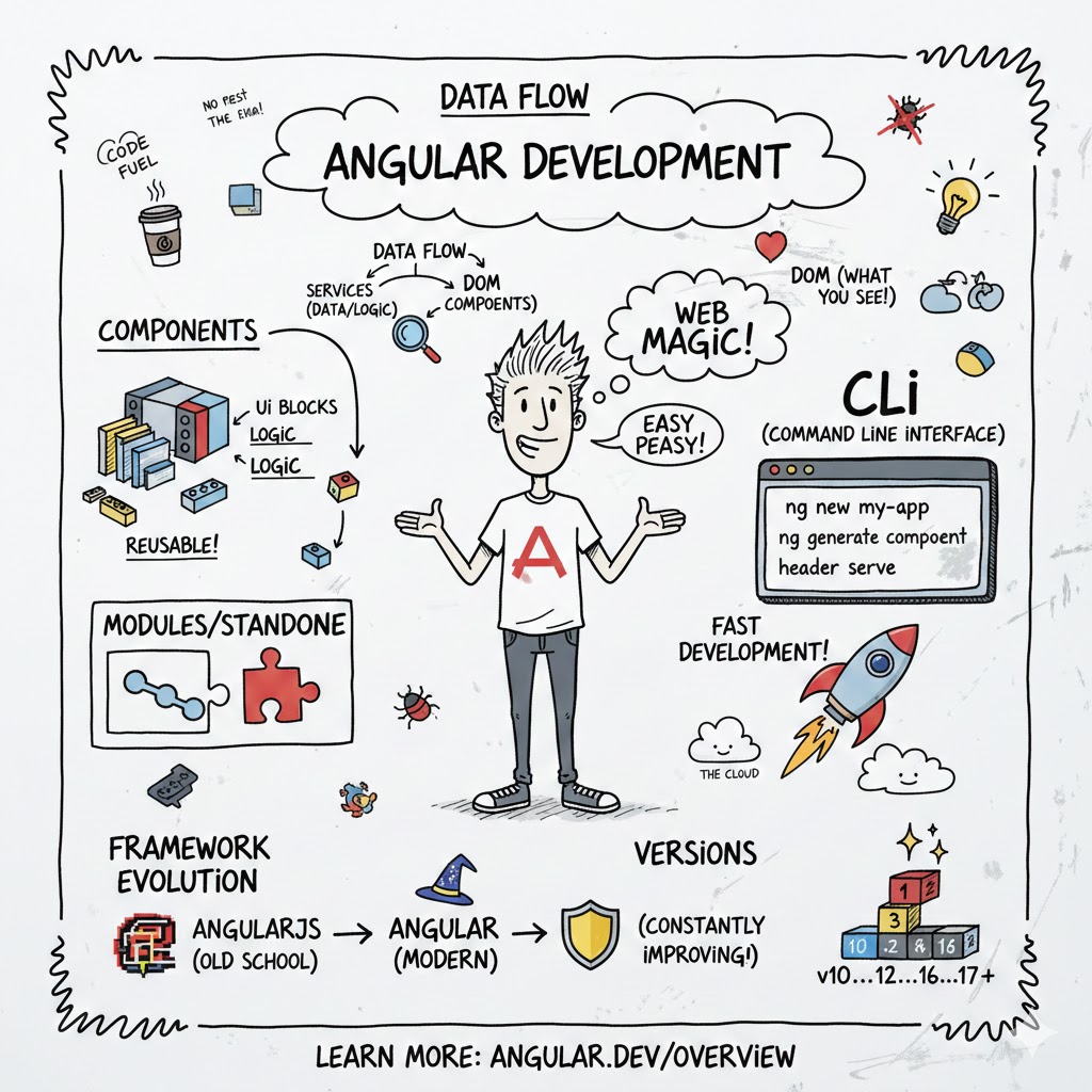Angular Overview Infographic
